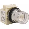 Product Image of Push-Button Switch, 30 mm Mounting Hole Dia, Momentary, Round, Momentary, Weatherproof, Dust and Oil Resistant, 9001K1L1