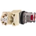 Product Image of Push-Button Switch, 30 mm Mounting Hole Dia, Momentary, NC/NO, 600VAC, Illuminated, 9001K3L1RH13