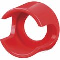 Product Image of Extended Mushroom Head Pushbutton Switch Guard Red, Round Button, Nonilluminated, 9001K56RM
