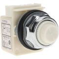 Product Image of 120 V White Lens LED Indicating Light, Screw Clamp, 9001KP38LWW31