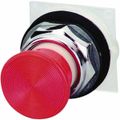 Product Image of Push-Button Switch, 30 mm Mounting Hole Dia, Momentary, Red Pushbutton, Momentary, 9001KR24R