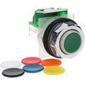 Product Image of Push-Button Switch, 30 mm Mounting Hole Dia, Momentary, NO, 600VAC, 9001KR3UH5