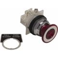 Product Image of Push-Button Switch, 30 mm Mounting Hole Dia, Maintained, NC, 600V, 9001KR9RH6S10