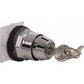 Product Image of Selector Switch, 2 Positions, Maintained (MA), Black Knob & Push Button, 9001KS11K3E11