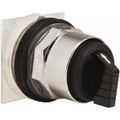 Product Image of Selector Switch, 3 Positions, Maintained (MA), 600V, Black Knob & Push Button, 9001KS46B