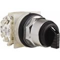 Product Image of 3 Position Selector Switch, Maintained (MA), 600V, 10 Amp, Black Knob & Push Button NEMA1, 12, 13, 2, 3, 3R, 4 & 6, 9001KS49BH2