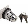 Product Image of Selector Switch, 3 Positions, Momentary (MO), 600V, Black Knob & Push Button, 9001KS52K5