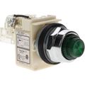 Product Image of 120 V Green Lens LED Press-to-Test Indicating Light Octagonal Lens, Screw Clamp, 9001KT38LGG31