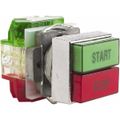 Product Image of Push-Button Switch, 30 mm Mounting Hole Dia, Momentary, NO/NC, 600VAC, 9001KXRC136