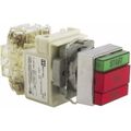 Product Image of Push-Button Switch, 30 mm Mounting Hole Dia, Momentary, 2NO/2NC, 110 to 120V, Illuminated, 9001KXRG117