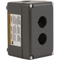 Product Image of 2 Hole, 30mm Hole Diameter, Aluminum Pushbutton Switch Enclosure, 9001KY2