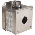 Product Image of 1 Hole, 30mm Hole Diameter, Stainless Steel Pushbutton Switch Enclosure, 9001KYSS1