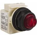 Product Image of 24 V, 28 V Red Lens Indicating Light, Screw Clamp, Corrosion/Dust/Oil Resistant, 9001SKP35R31