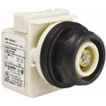 Product Image of 120 V LED Indicating Light Round Lens, Screw Clamp, Corrosion/Dust/Oil Resistant, 9001SKP38LY
