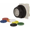 Product Image of Push-Button Switch, 30 mm Mounting Hole Dia, Momentary, NC/NO, 600VAC, 9001SKR1UH13
