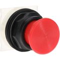 Product Image of Push-Button Switch, 30 mm Mounting Hole Dia, Momentary, Red Pushbutton, Momentary, 9001SKR24R