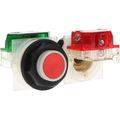 Product Image of Push-Button Switch, 30 mm Mounting Hole Dia, Momentary, 600VAC, 9001SKRU10