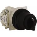 Product Image of 3 Position Selector Switch, Maintained (MA), 600Vac, 10 Amp, Black Knob & Push Button NEMA1, 12, 13, 2, 3, 3R, 4, 4X & 6, 9001SKS43BH13