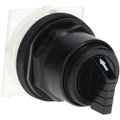 Product Image of Selector Switch, 3 Positions, Maintained (MA), Black Knob & Push Button, 9001SKS46B