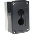 Product Image of 2 Hole, 22mm Hole Diameter, Polycarbonate Pushbutton Switch Enclosure, XALD02H7