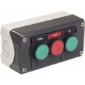 Product Image of Push-Button Control Station, Momentary, 2NO/NC, Up, Down & Stop 3 Pushbutton Operators, Flush Push Button Operator, 13 & 4X NEMA Rating, Black & Red, XALD321H29H7