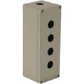 Product Image of 4 Hole, 1.58 Inch Hole Diameter, Zinc Alloy Pushbutton Switch Enclosure, XAPG49504