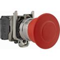 Product Image of Push-Button Switch, 22 mm Mounting Hole Dia, Trigger Action NC, XB4BT842