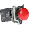 Product Image of 110-120 VAC at 50/60 Hz Red Lens Incandescent Pilot Light, Screw Clamp, XB4BV34