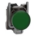 Product Image of Pilot Light, Harmony XB4, 22mm, Green, LED, 24 VAC DC, XB4BVB3