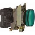 Product Image of 110-120 VAC at 50/60 Hz Green Lens LED Pilot Light, Screw Clamp, XB4BVG3