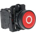Product Image of Push-Button Switch, 22 mm Mounting Hole Dia, Momentary, NC, XB5AA4322