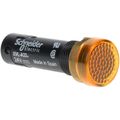 Product Image of 24 V Yellow Lens LED Pilot Light, Threaded Connector, XVLA335
