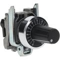 Product Image of 22mm, White Markings, Selector Switch Head and Mounting Base, ZB4BD912