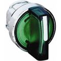 Product Image of 3 Position Selector Switch, Maintained (MA), Green Handle NEMA13 & 4X, ZB4BK1333