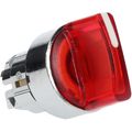 Product Image of 3 Position Selector Switch, Momentary (MO), Red Handle NEMA13 & 4X, ZB4BK1543