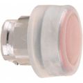 Product Image of Push-Button Switch, 22 mm Mounting Hole Dia, Momentary, Round, Red Pushbutton, Nonilluminated, Momentary, ZB4BPA4