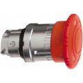 Product Image of Push-Button Switch, 22 mm Mounting Hole Dia, Maintained & Momentary, Round, Red Pushbutton, Maintained, Momentary, ZB4BS844