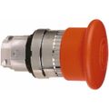 Product Image of Push-Button Switch, 22 mm Mounting Hole Dia, Maintained & Momentary, Round, Red Pushbutton, Maintained, Momentary, ZB4BT84