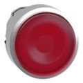 Product Image of Push Button, Harmony XB4, 22mm, Red, LED, Flush, ZB4BW343