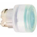 Product Image of Green Push-Button Switch, 22 mm Mounting Hole Dia, Momentary, Round, Green Pushbutton, Nonilluminated, Momentary, ZB4BW533