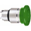 Product Image of Green Push-Button Switch, 22 mm Mounting Hole Dia, Maintained, Round, Green Pushbutton, Nonilluminated, Maintained, ZB4BW633