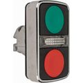 Product Image of Push-Button Switch, 22 mm Mounting Hole Dia, Momentary, Illuminated, LED, ZB4BW7A3740