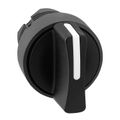 Product Image of Head for Selector Switch, Harmony XB5, 22mm, Black, ZB5AD5