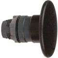 Product Image of Push-Button Switch, 22 mm Mounting Hole Dia, Momentary, Round, Black Pushbutton, Nonilluminated, Momentary, ZB5AR2
