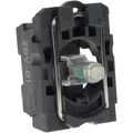 Product Image of 24 VAC/VDC at 50/60 Hz White Lens LED Indicating Light, Screw Clamp, ZB5AVB1