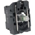 Product Image of 24-120 V White Lens LED Indicating Light, Screw Clamp, ZB5AVBG1