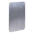 Product Image of Plain Mounting Plate, for Electrical Enclosure, H1000xw600mm, Galvanised Steel (White)