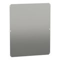 Product Image of Plain Mounting Plate, for Electrical Enclosure, H1000xw800mm, Galvanised Steel, Reversible