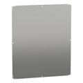 Product Image of Plain Mounting Plate, for Electrical Enclosure, H1200xw1000mm, Galvanised Steel, Reversible