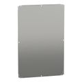 Product Image of Plain Mounting Plate, for Electrical Enclosure, H1200xw800mm, Galvanised Steel